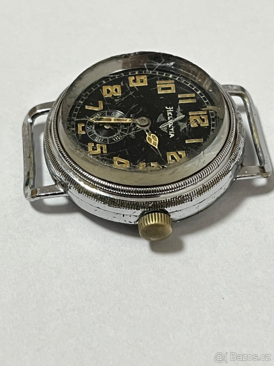 Letecké pilotní hodinky Helvetia 2. sv. Luftwaffe - 3
