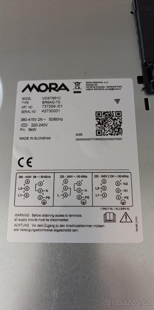 Sklokeramická varná deska Mora VDST651C - 3