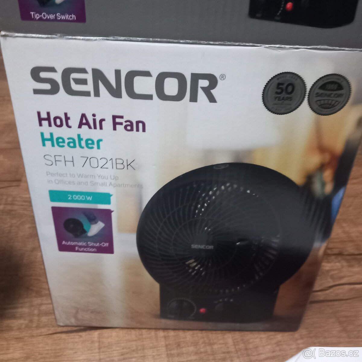 Teplovzdusny ventilator sencor SFH 7021BK - 3