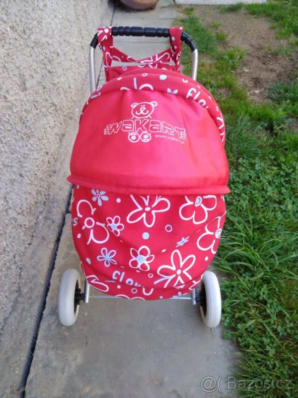 Dětský kočárek pro panenku, chodítko - 3