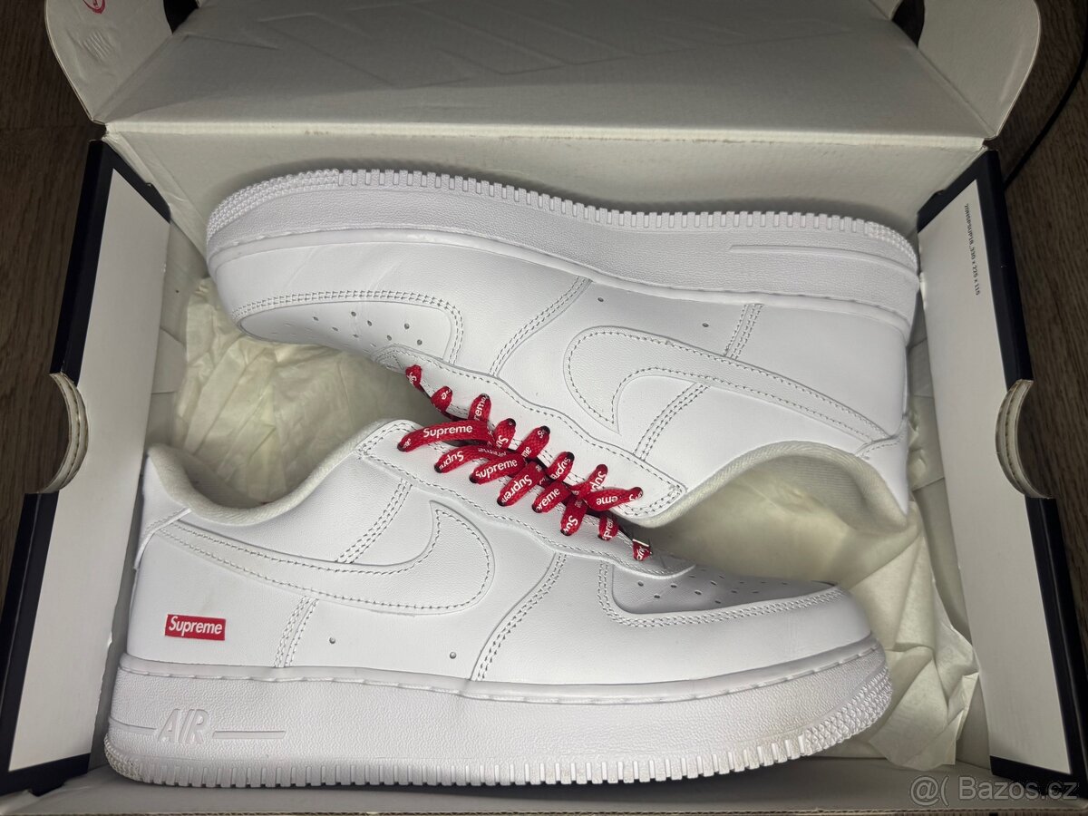 Nike Air Force 1 Low Supreme White - 3