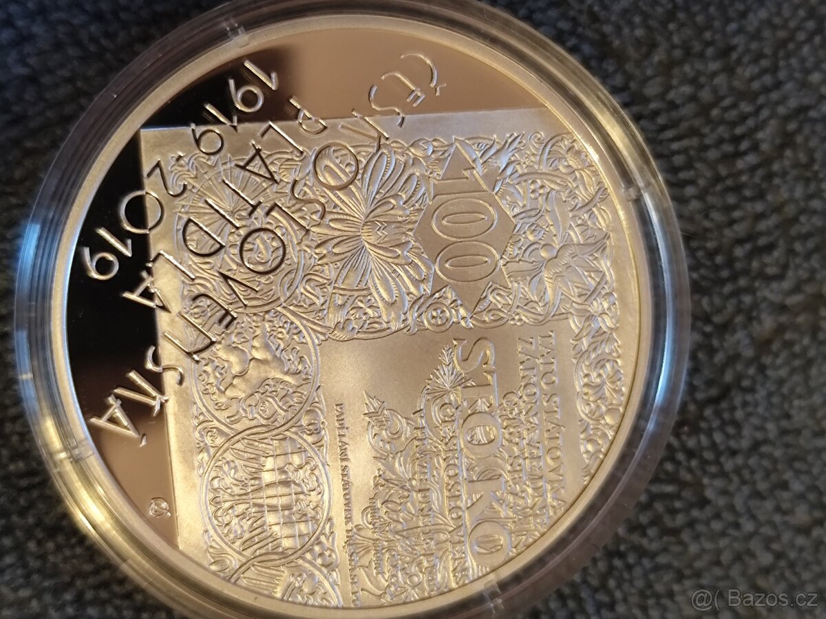 stříbrná mince ČNB - 3