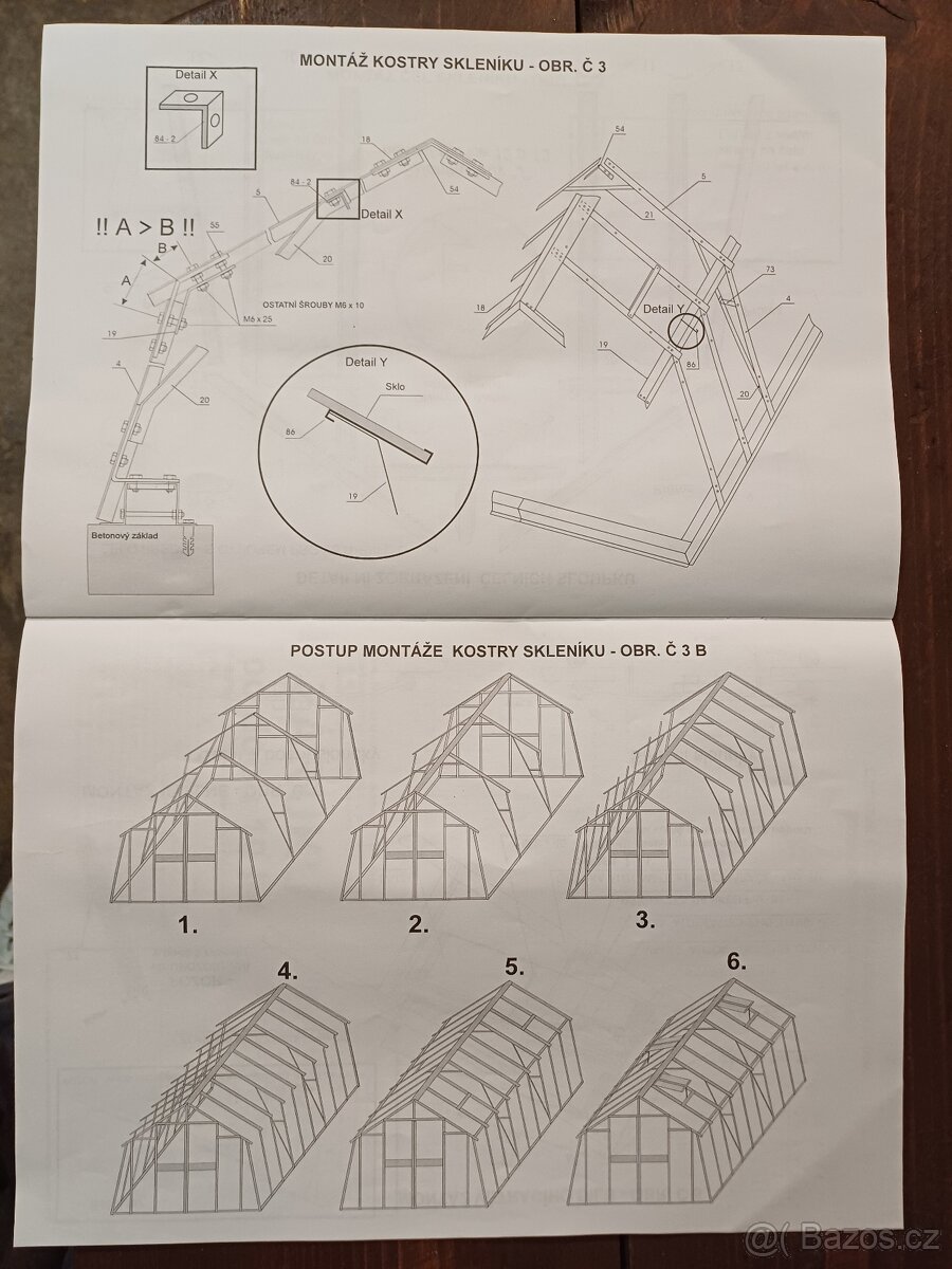 Nový skleník Variant,typ K3 - 3