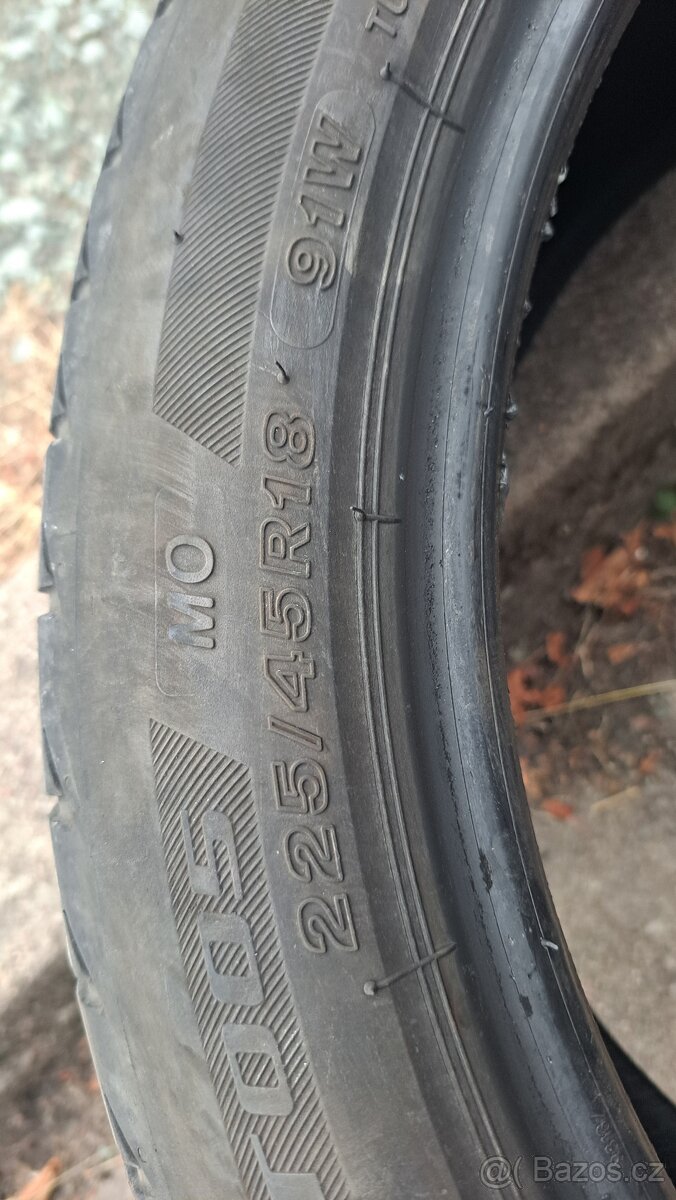 1x bridgestone 225/45 r18 - 3