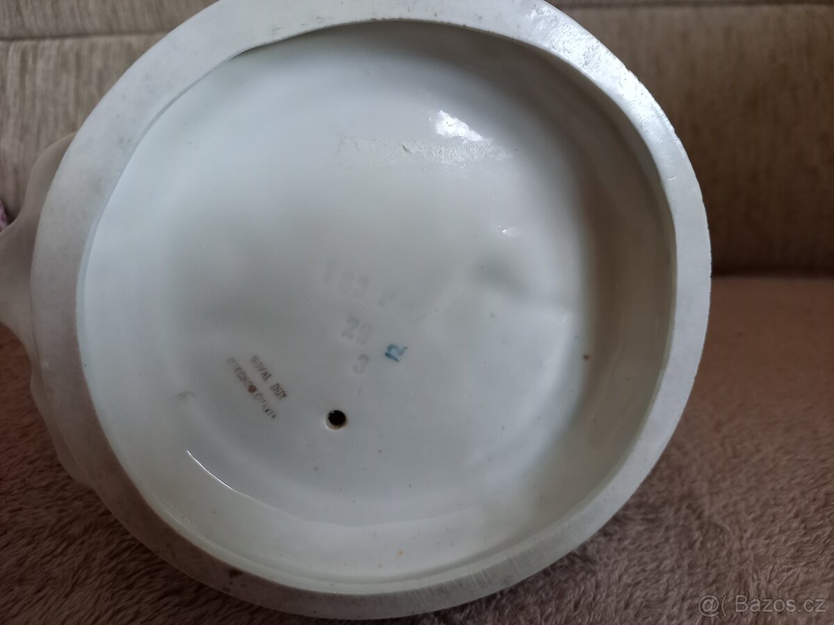 Soska Royal dux kvetinarka rarita - 3