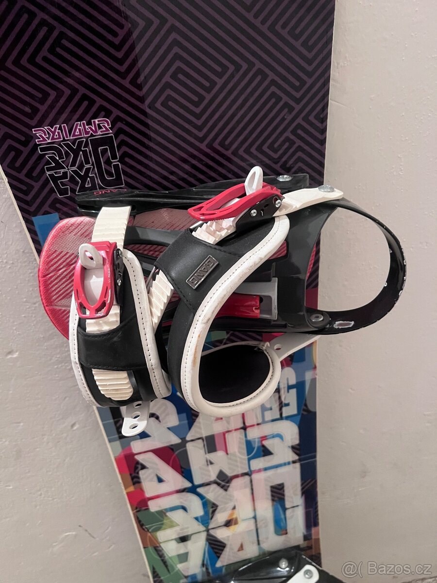 Snowboard Drake , delka 150cm + vazani - 3