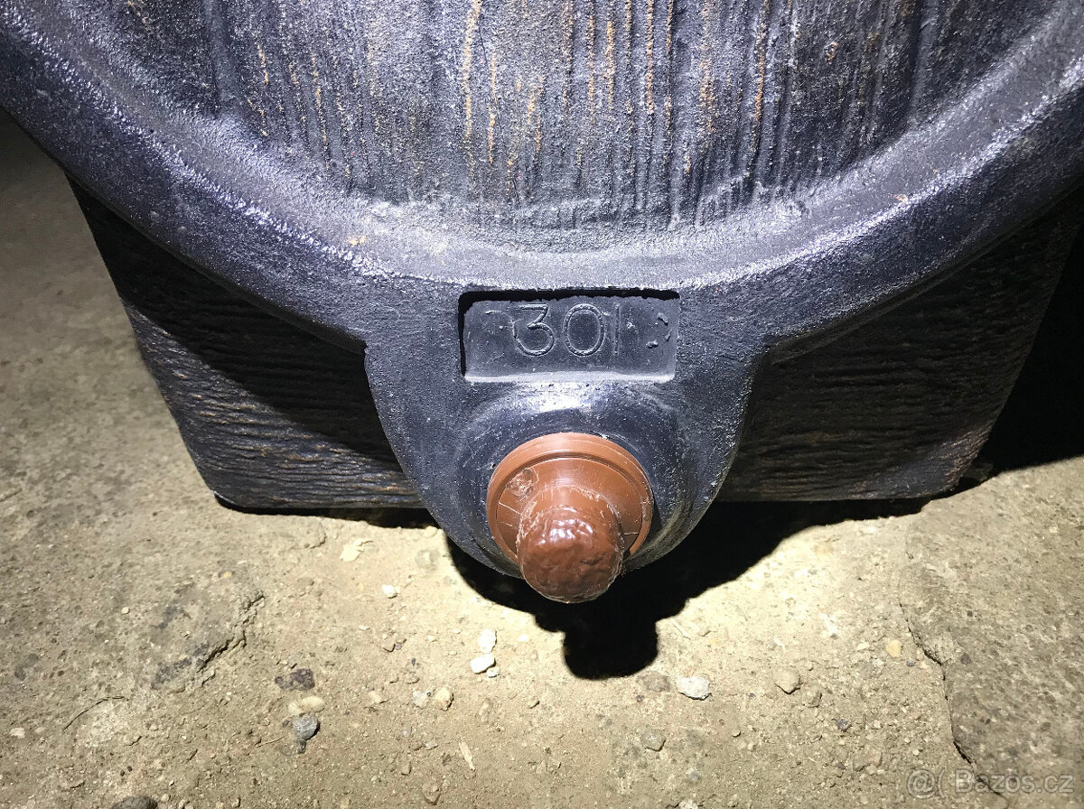 roto barik 30 litru sud vino nadoba tank obal plast - 3