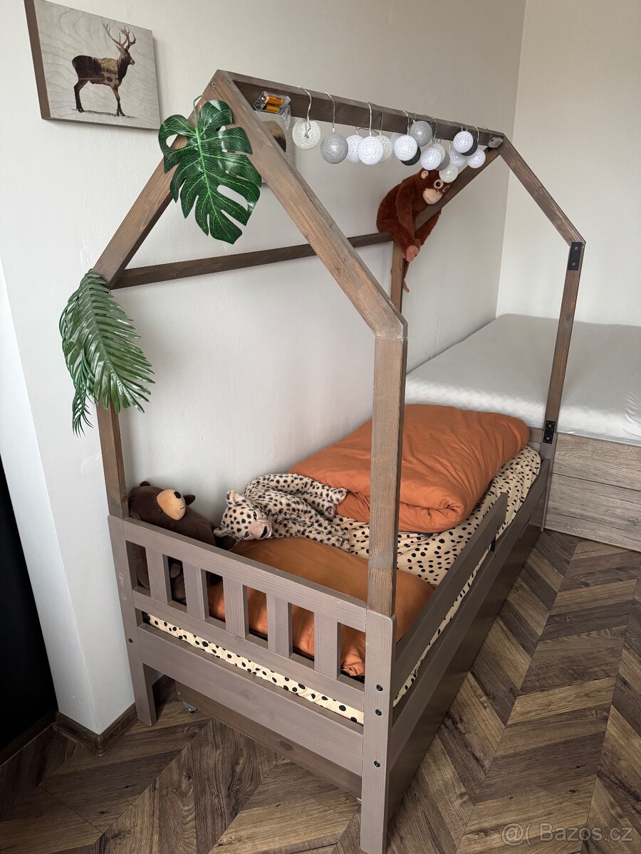 Dětská domečková postel 160x70 - 3