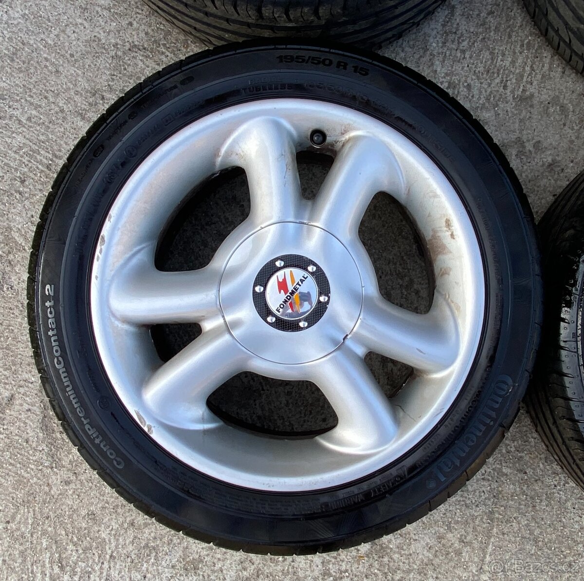 Letní hliníková kola 4x100 195/50 r15 Continental - 3