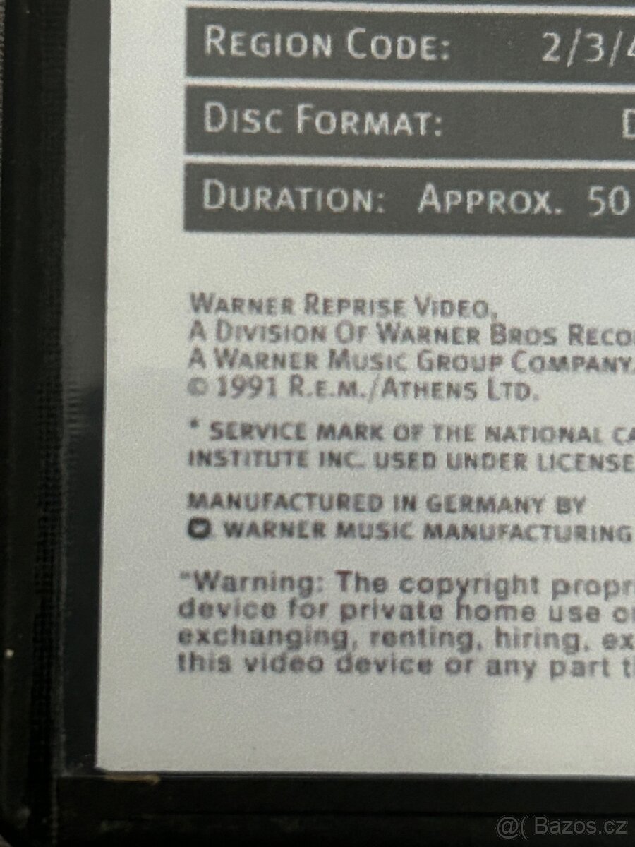 R.E.M. This film is on - 3