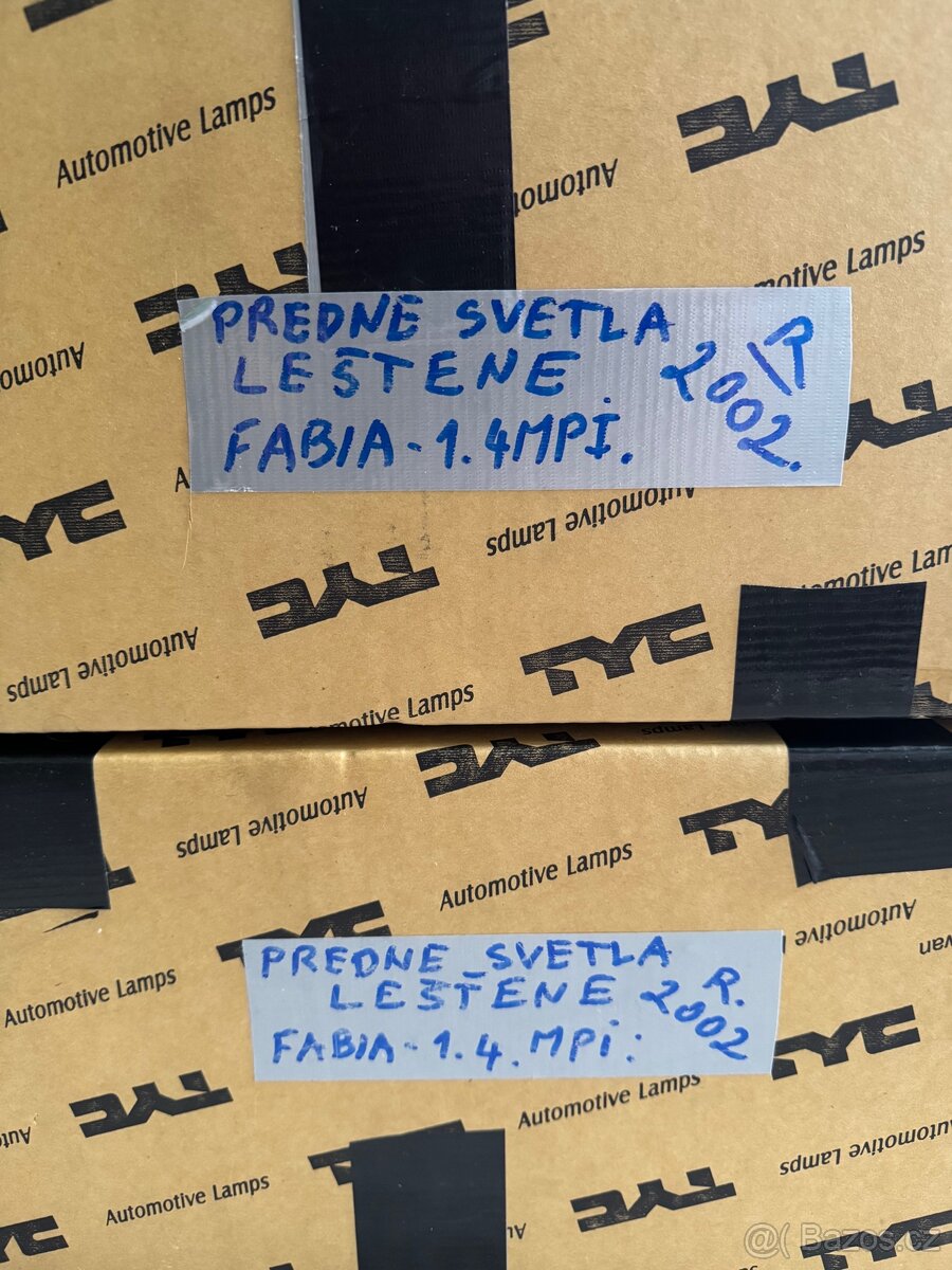 Přední světla fabia 1 - 3