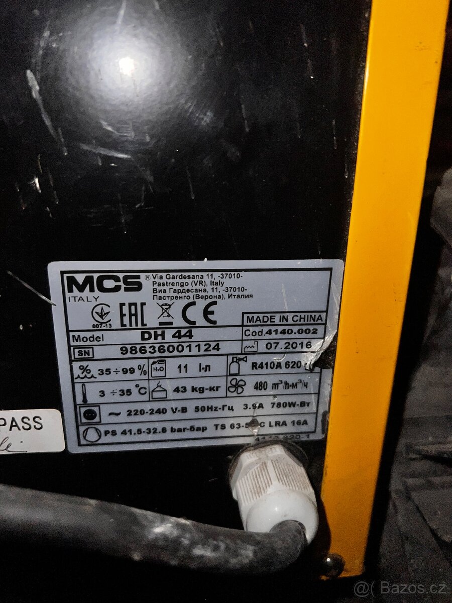 Master DH 44 profi odvlhčovač po servise - 3