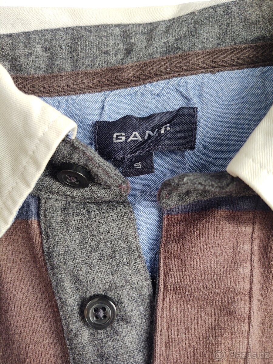 Polo tričko dlouhý rukáv, GANT, vel. - M - 3