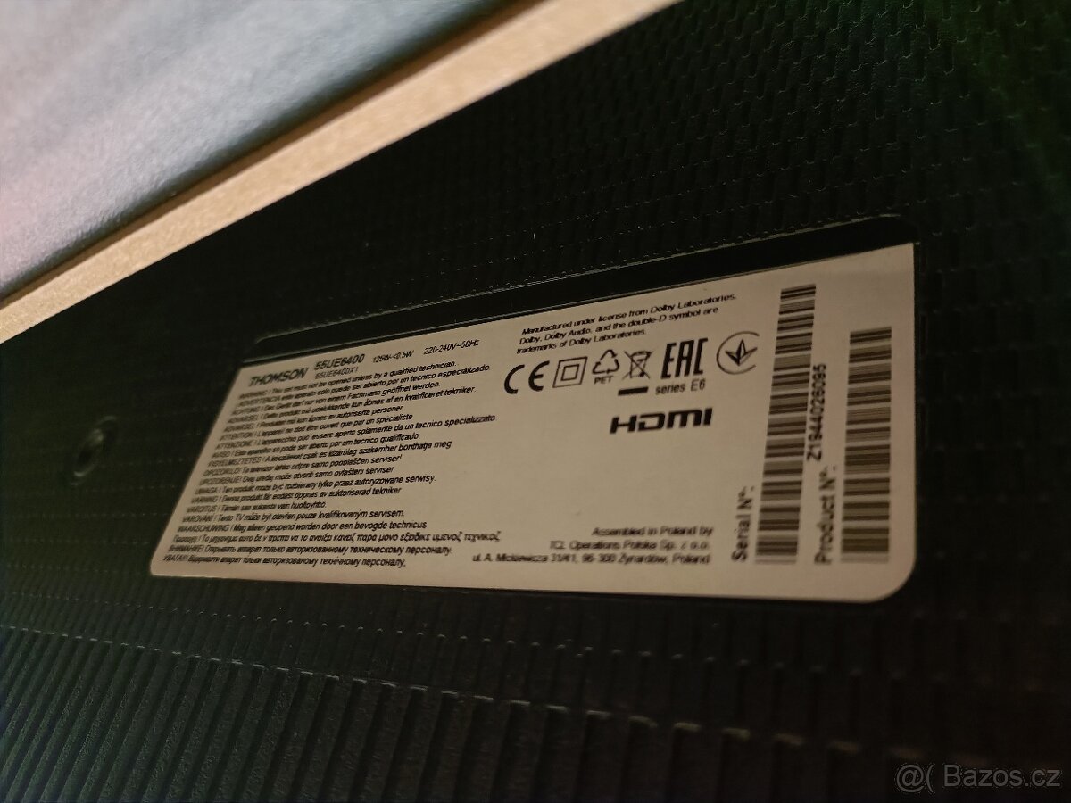 Televize THOMSOM 55" 4K - 3