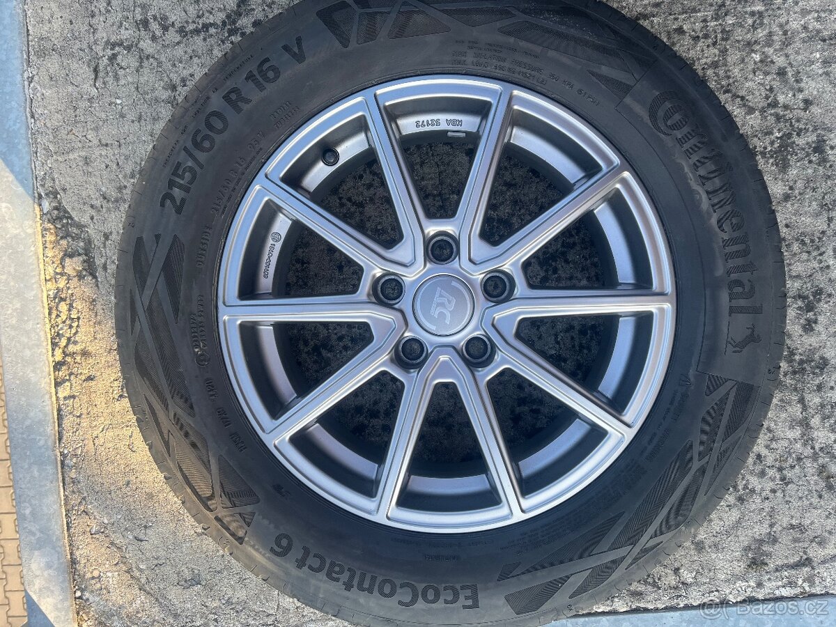 Alu sada R16 - disky 5x112 + pneu - 3