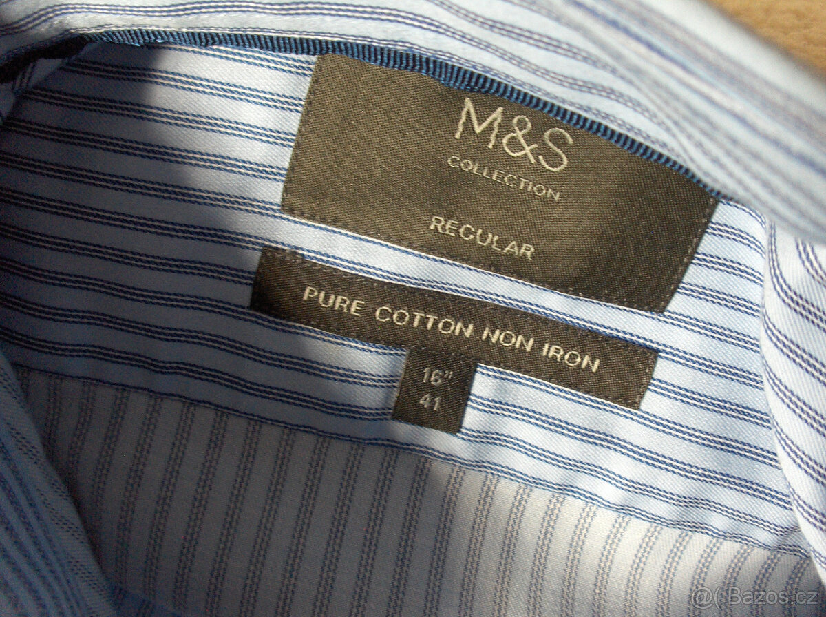 Klasická pánská košile Marks & Spencer - 3