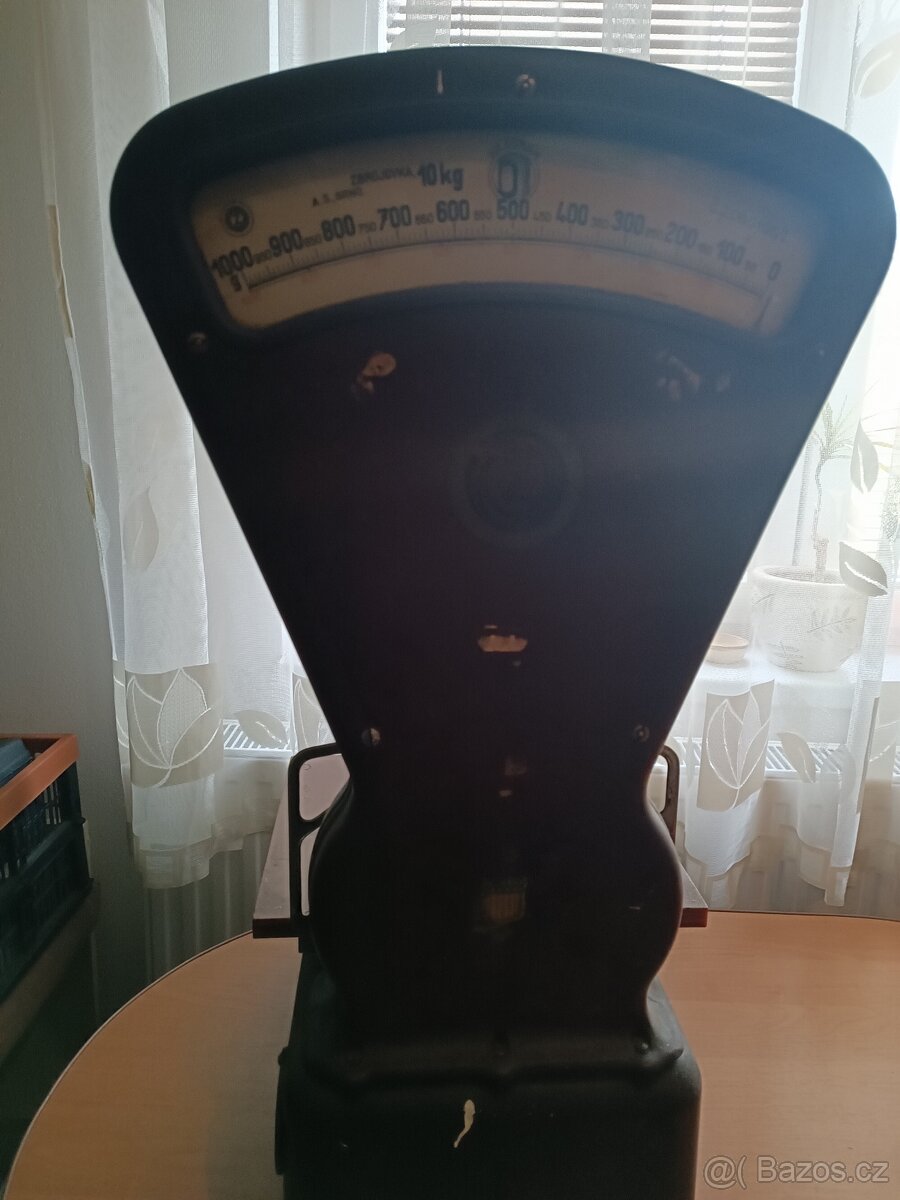 Starožitná obchodní mechanická váha - 3