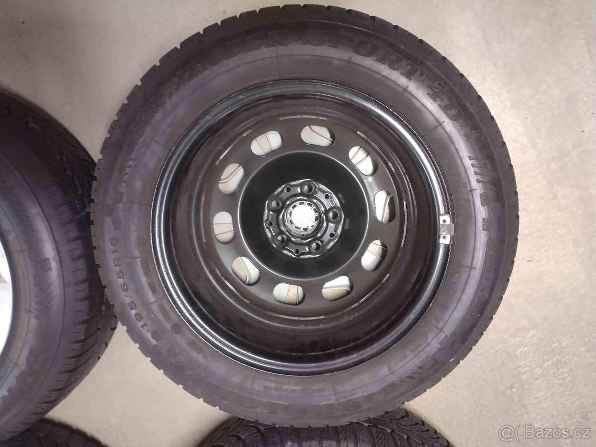 BMW originál ocelové disky + zimní pneu Dunlop WS - 3