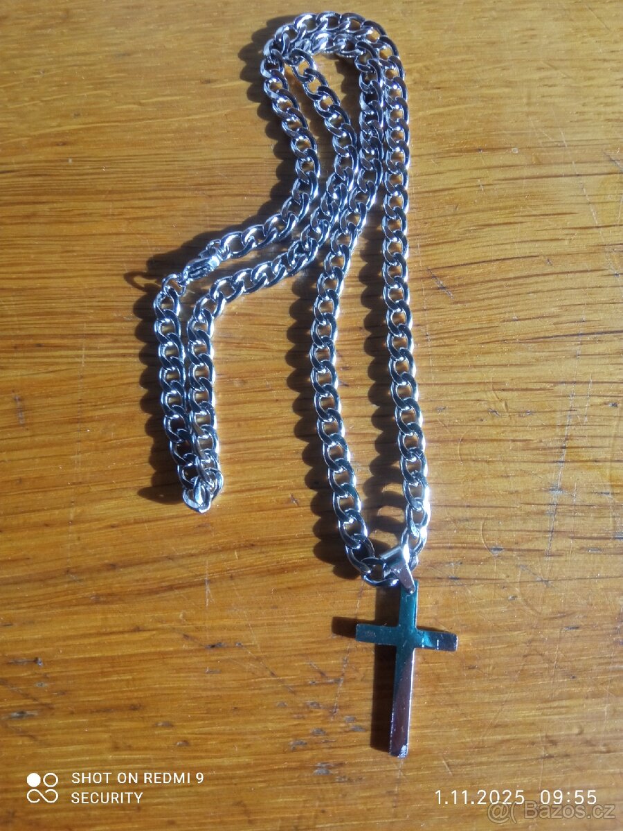 Pánský řetízek s křížkem - 3