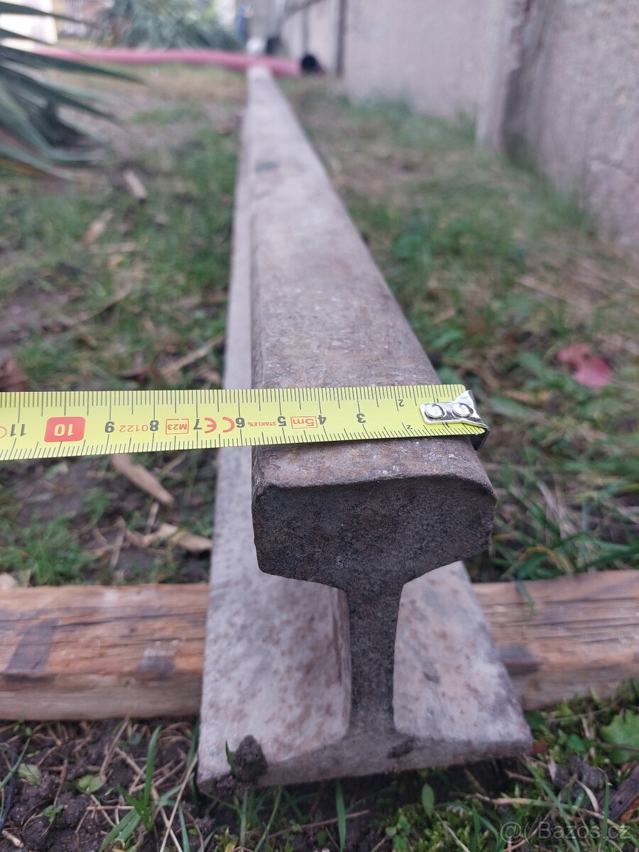 Ocelový "I" profil dl. 2,2m - vhodné pro překlad - 3