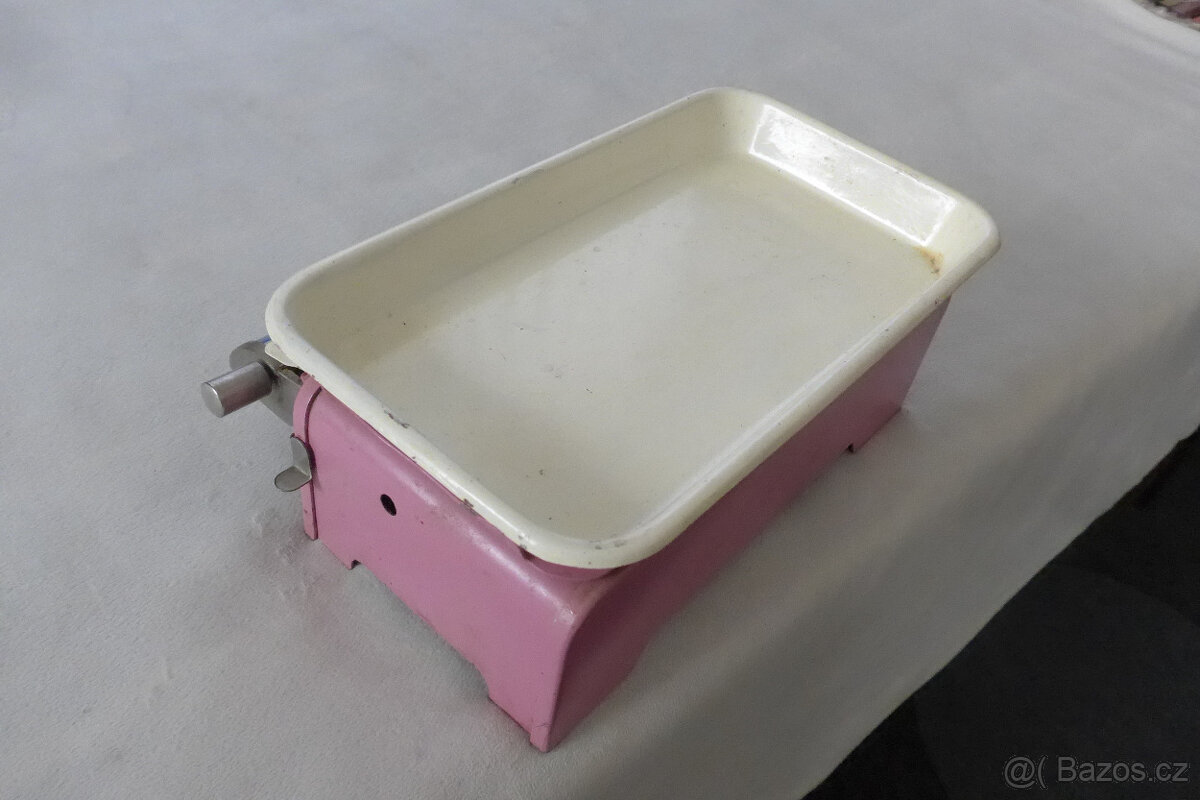 Mechanická Kuchyňská Váha KOVO CYKLOS ČSSR - 3