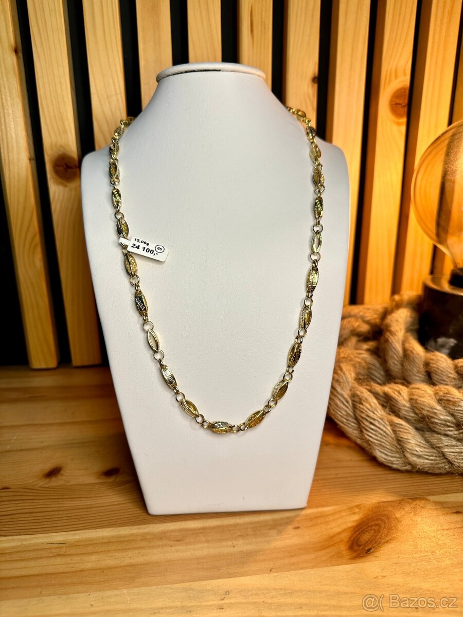 Zlatý řetěz 12,06g - 3