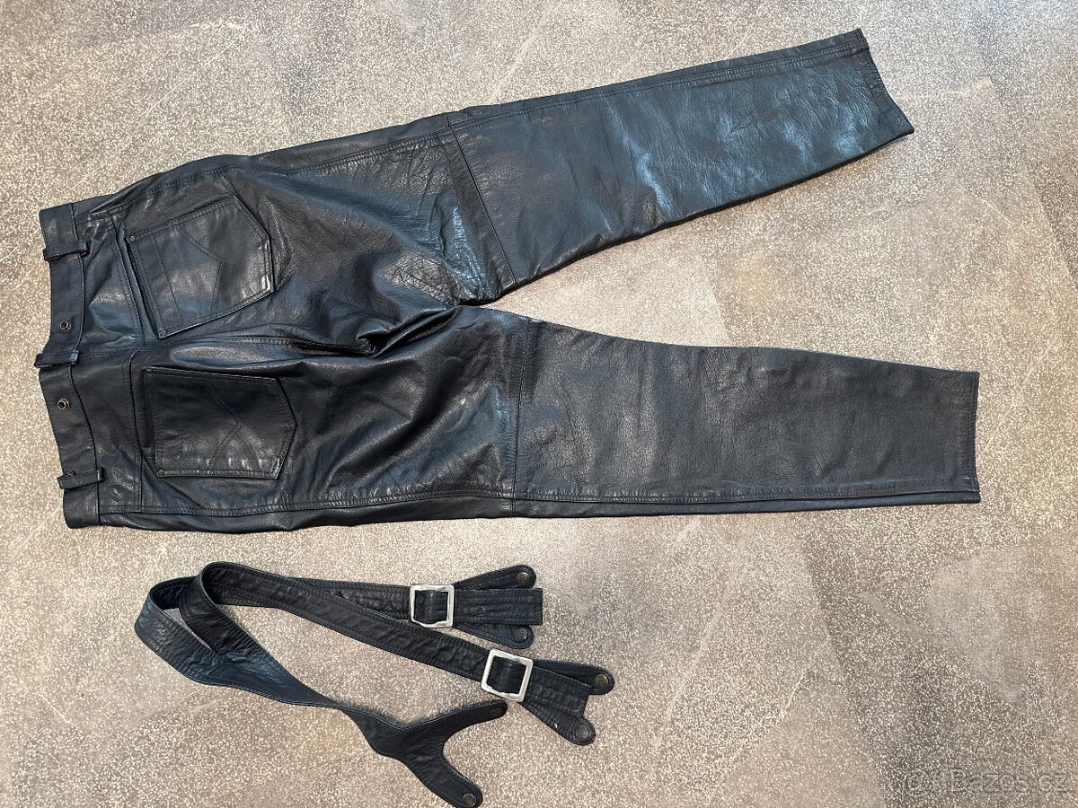 Dámské kožené kalhoty HIGHWAY - 3