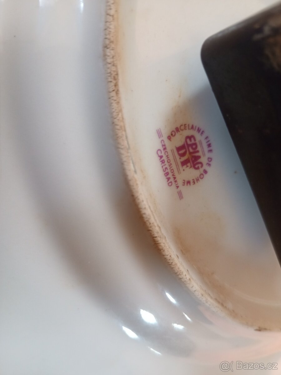 Prodám retro hodiny na talíři - 3