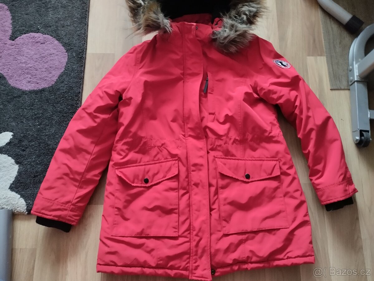 Zimní bunda párka s kapucí - 3