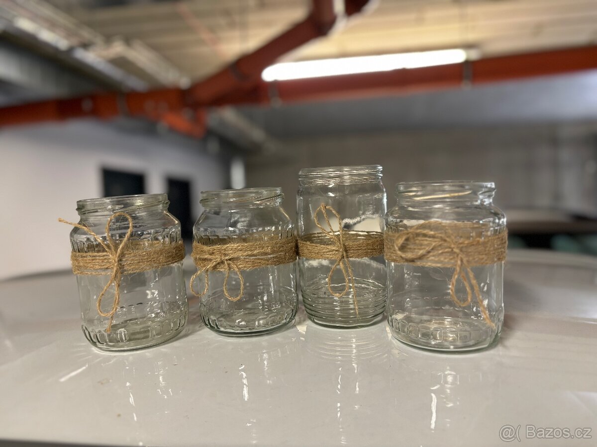 Svatba - Svatební sklenice na svíčky - 3