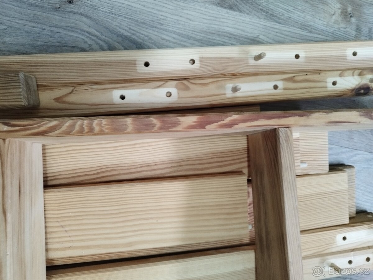 Vyvýšená postel s klouzačkou a domečkem - 3