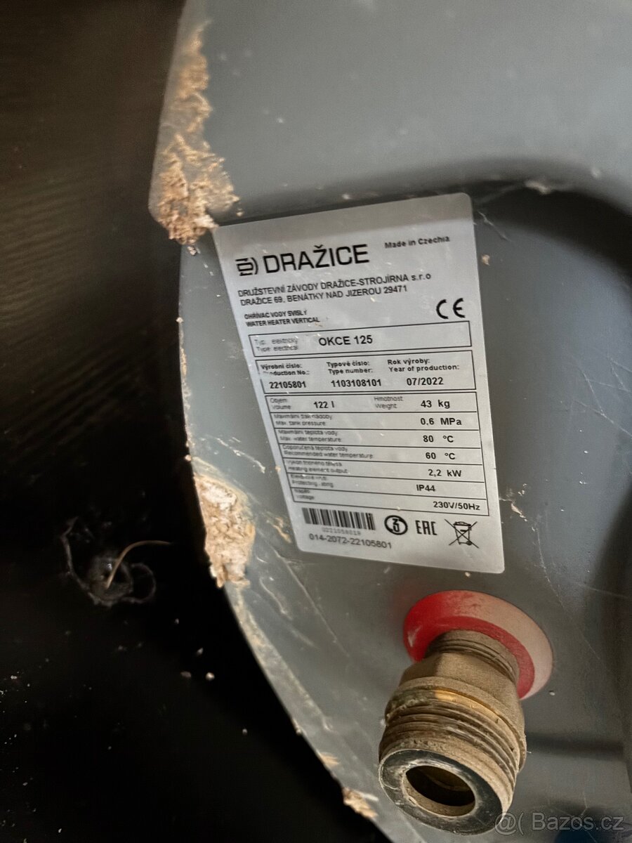 Bojler Dražice OKCE 125 - 3