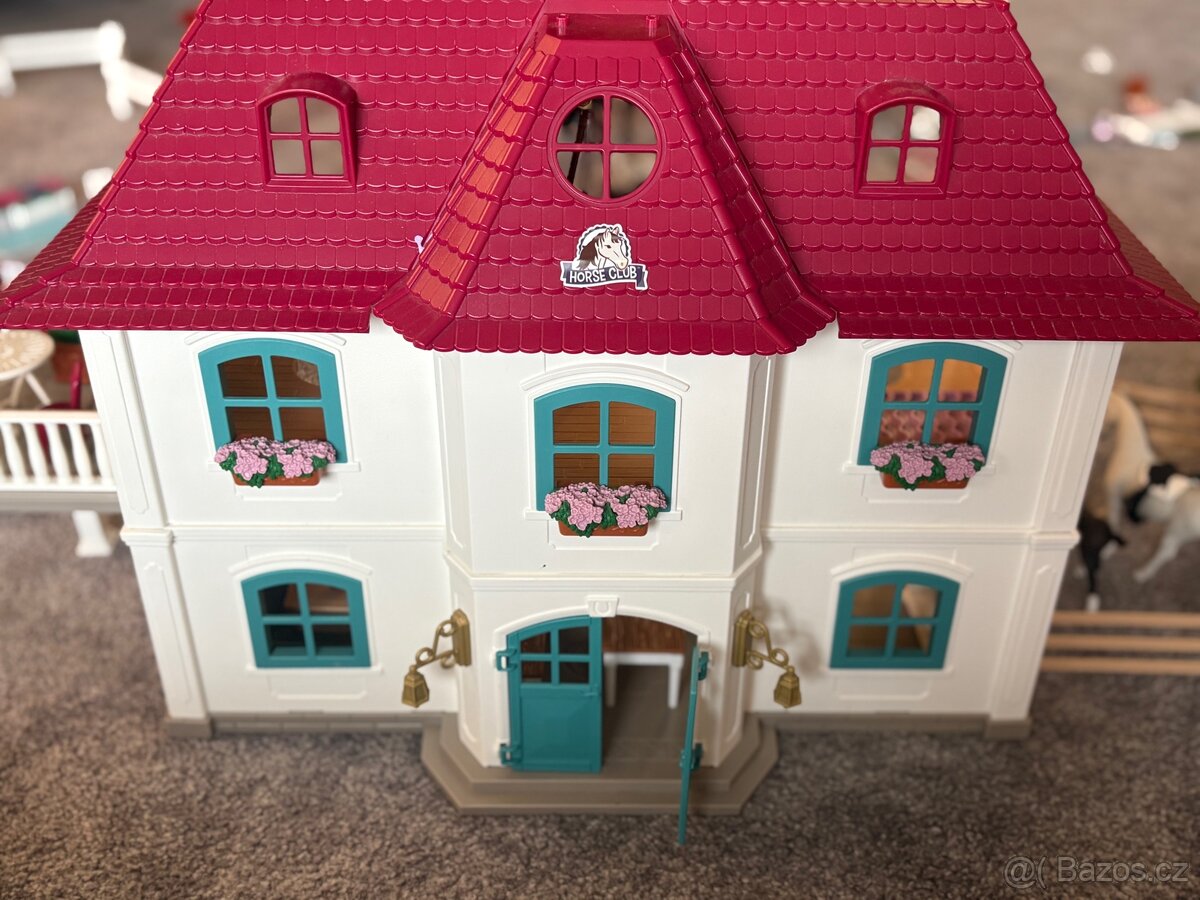 Schleich domeček dům se stájí a koňmi - 3