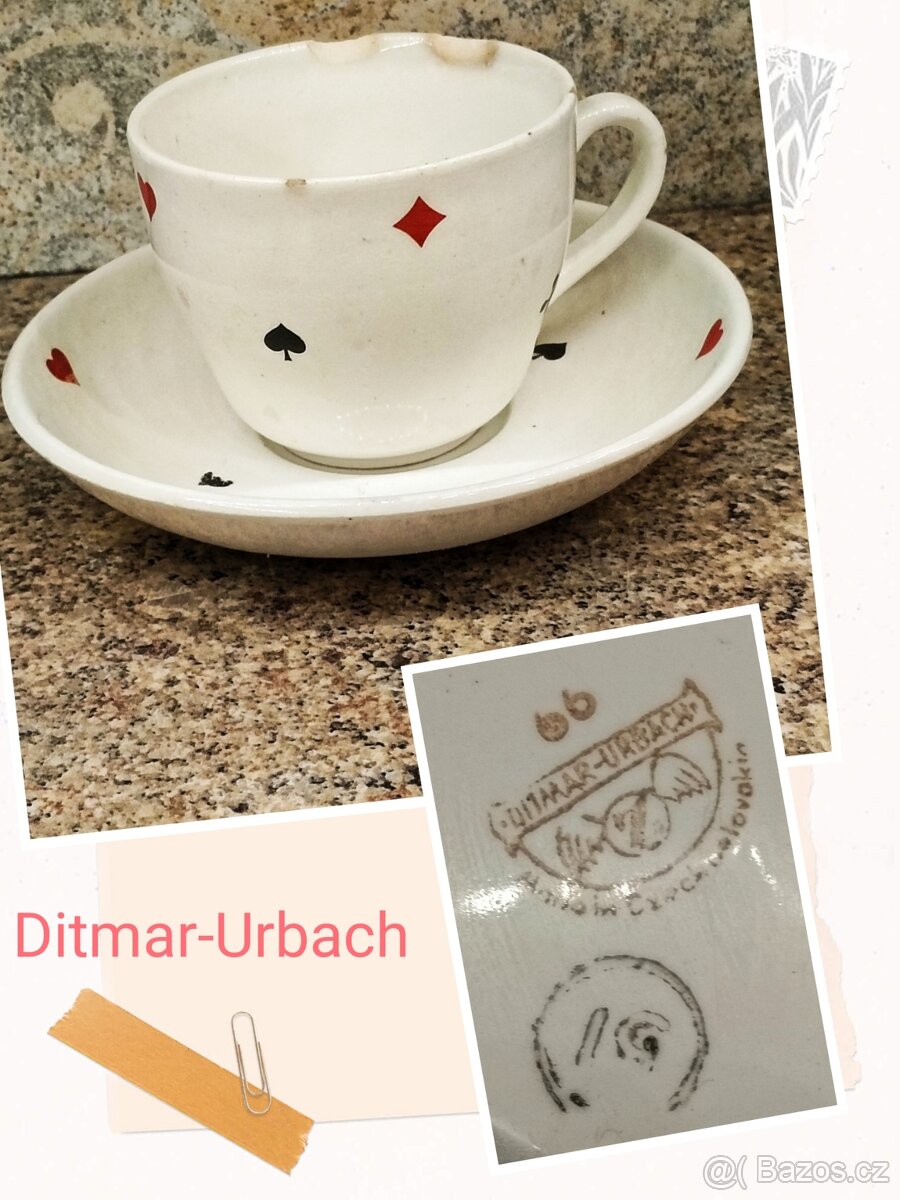 Porcelán THUN, Dubí, Ditmar-Urbach, Lubenec - 3