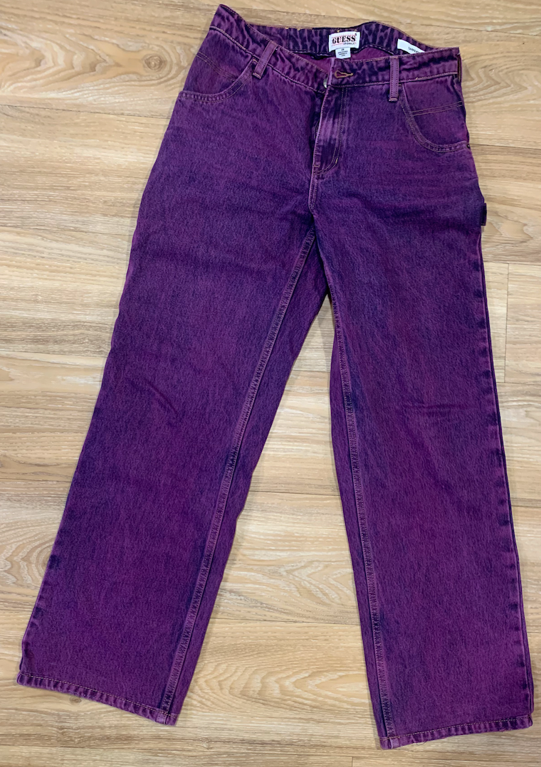 GUESS - dámské džíny - CARPENTER - KAPSÁČE - 3