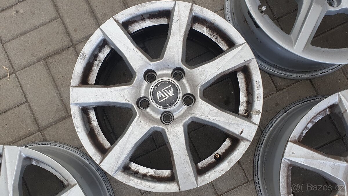 Sada Alu kola 5x112 R16 MSW - 3