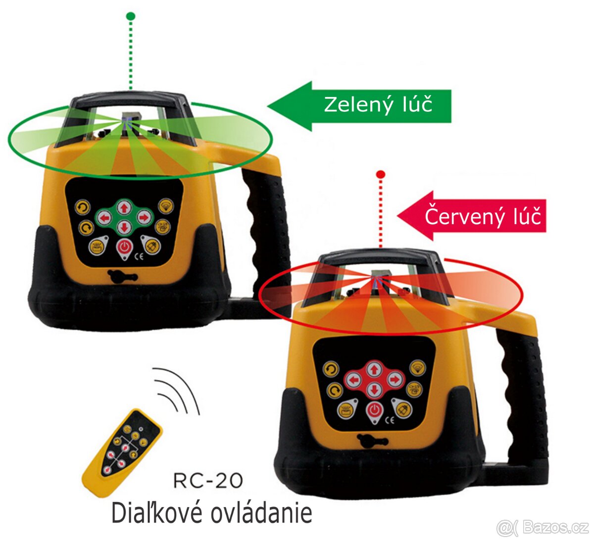 Rotační laser - samonivelační + záruka + doklad + NOVE - 3