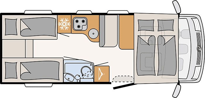 Dethleffs Trend I 6757 DBL - 3