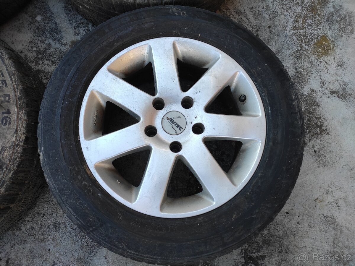 Sada kol 5x120 R16 BMW Autec, pneu 4-6mm - 3