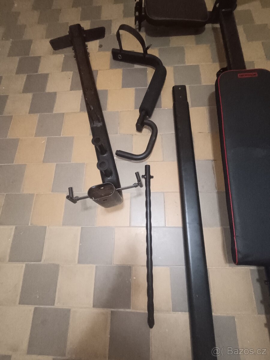 Domyos/Decathlon díly – dip držáky na zeď + opěrky + konstru - 3