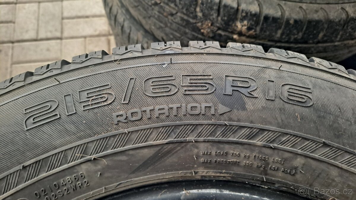 Zimní použité pneu 215/65 R16 4ks - 3