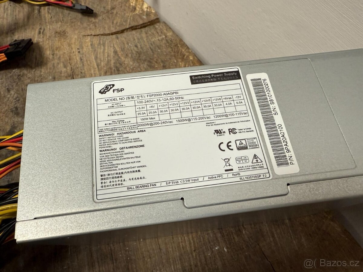 PC Zdroj Fortron 2000W, 80+GOLD - 3