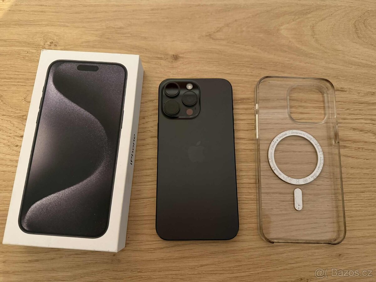 Apple iPhone 15 PRO max 256gb černý titan - 3