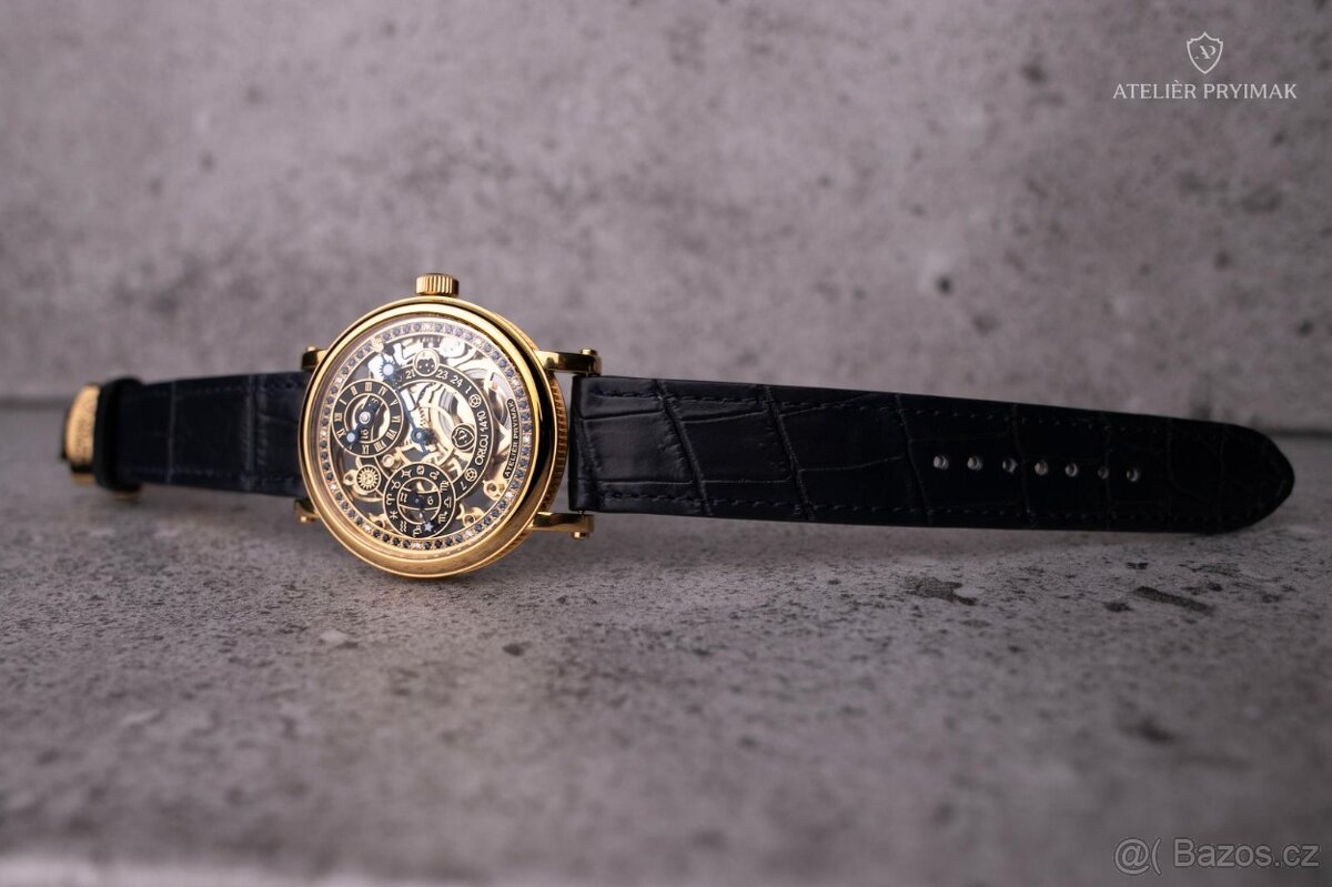 Skeletové Hodinky Ateliér Pryimak – Orloj 1410 - 3