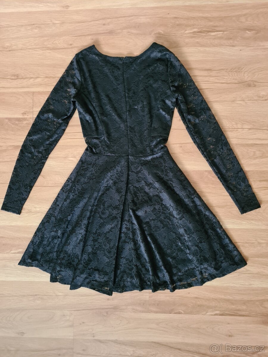 Společenské šaty, černé, vel. XS - 3