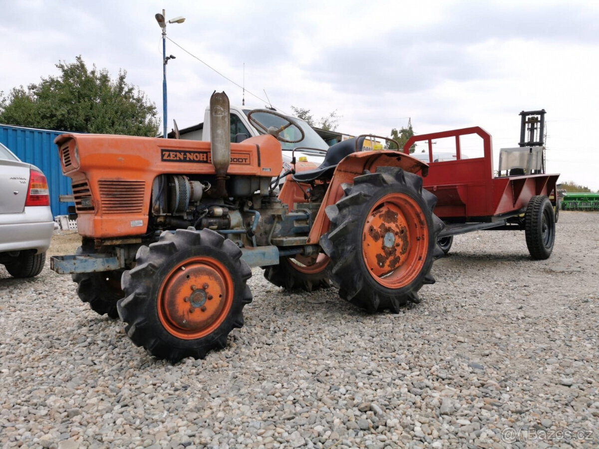 Japonský traktor KUBOTA ZEN-NOH ZL 1500 DT 15CP 4x4 - 3