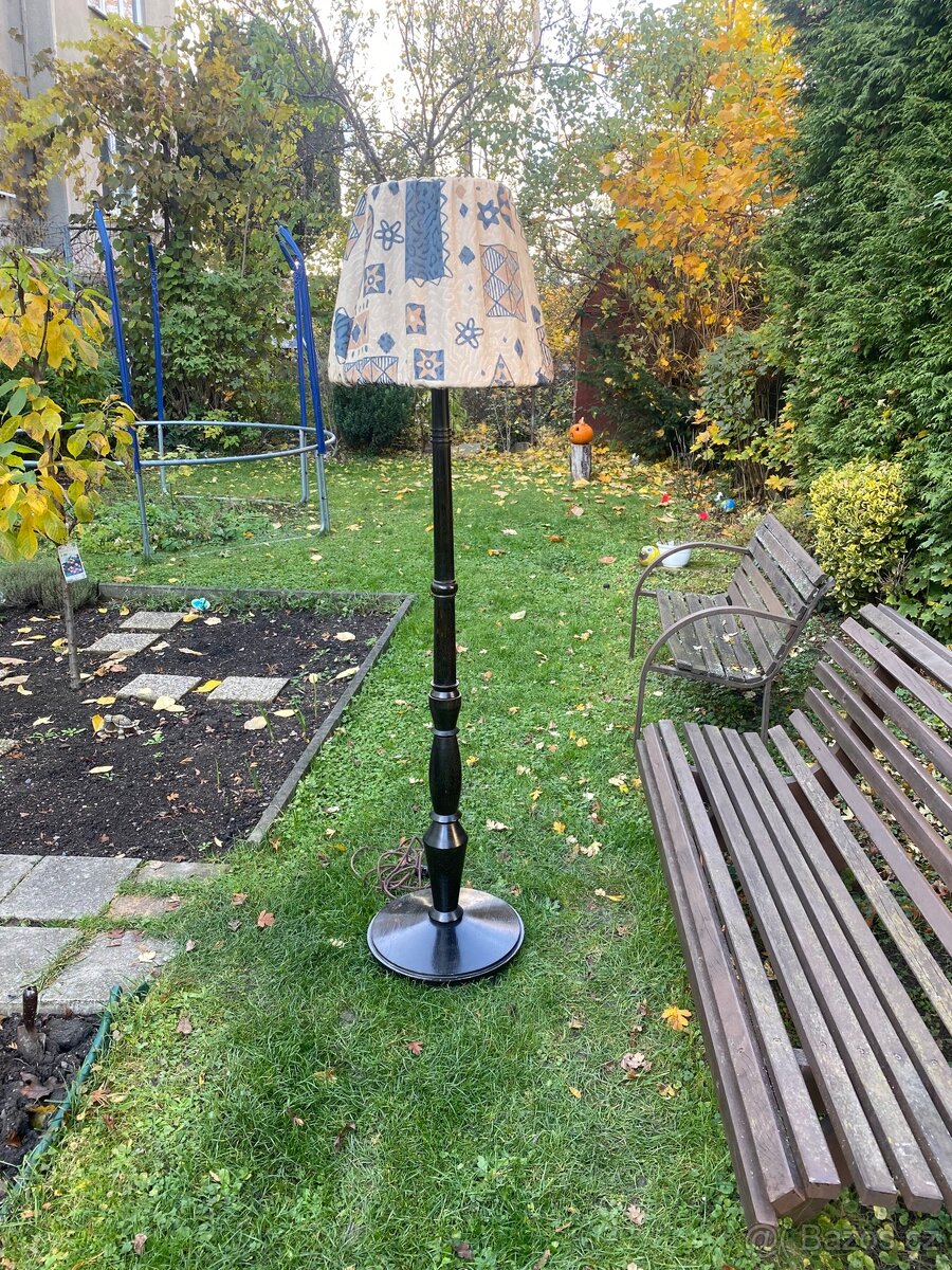 Starožitná lampa stojací - 3