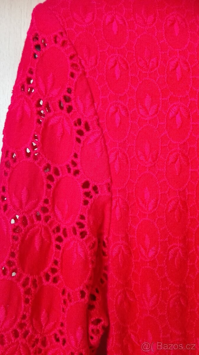 Červené minišaty S - 3