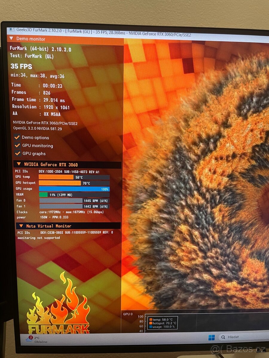 RTX 3060 12GB Palit StormX - 3