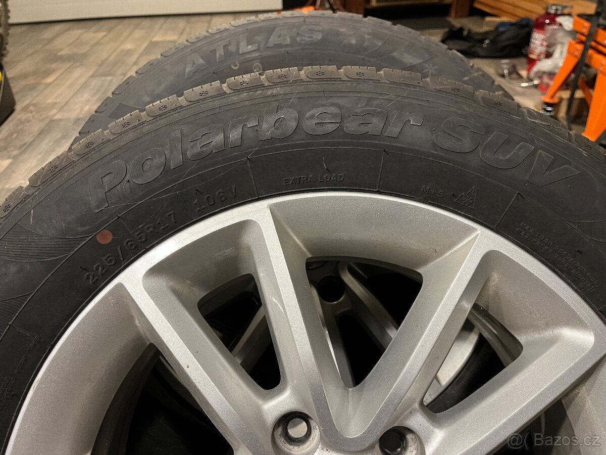 Dodge lité kola vč. pneu Polarbear Atlas 225/65R 17 106V - 3